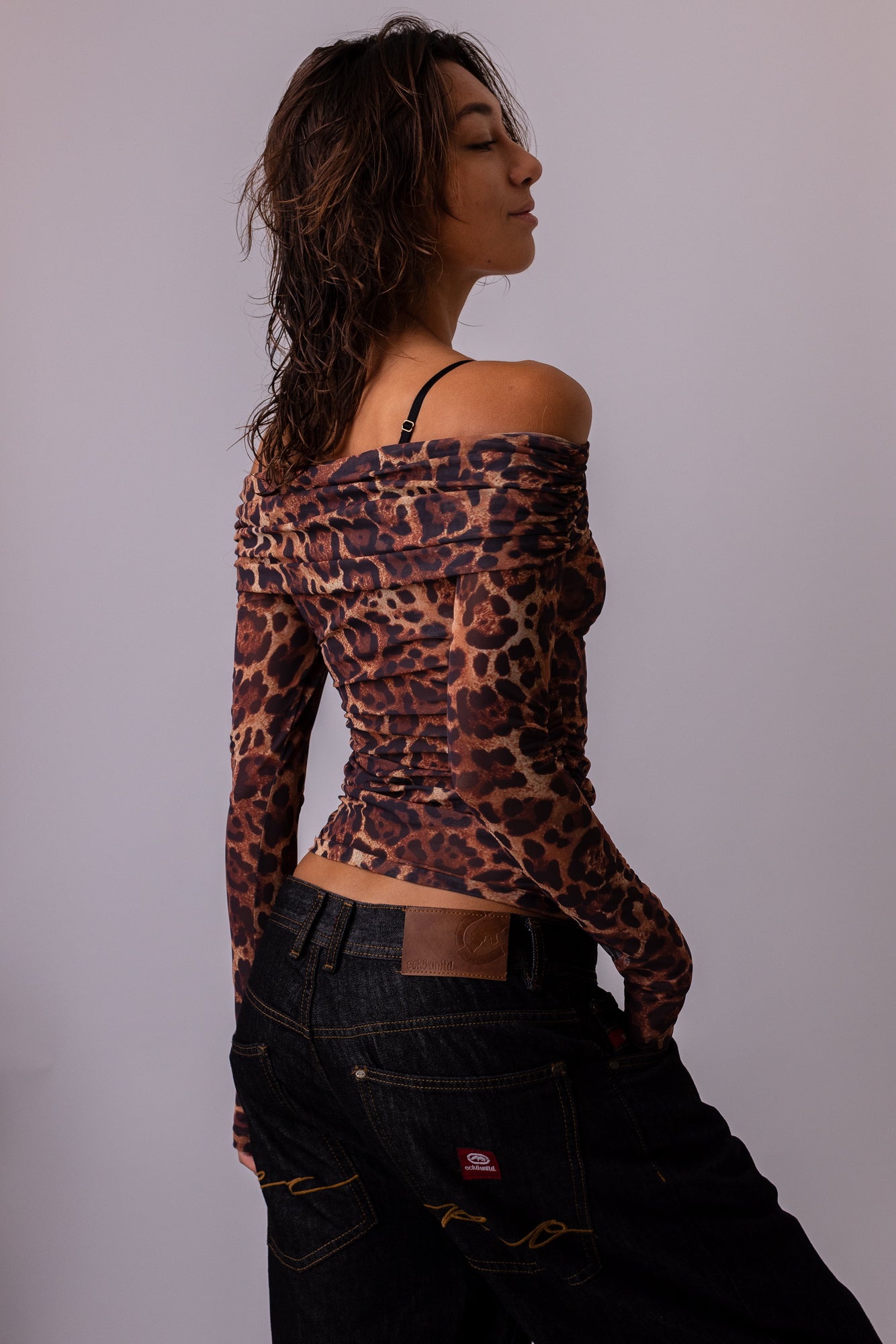 Top Bardot (Leopard)